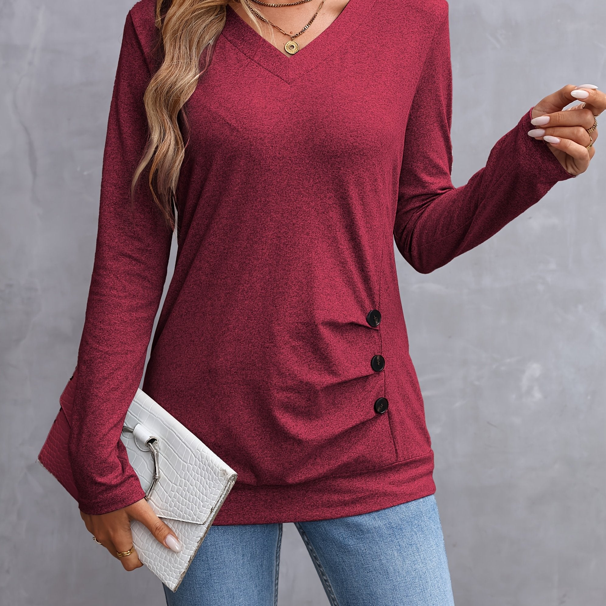 Louisa™ | Elegant Long Sleeve T-shirt