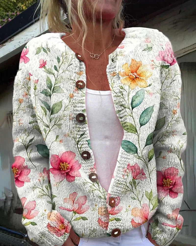 Mina™ | Floral Cardigan
