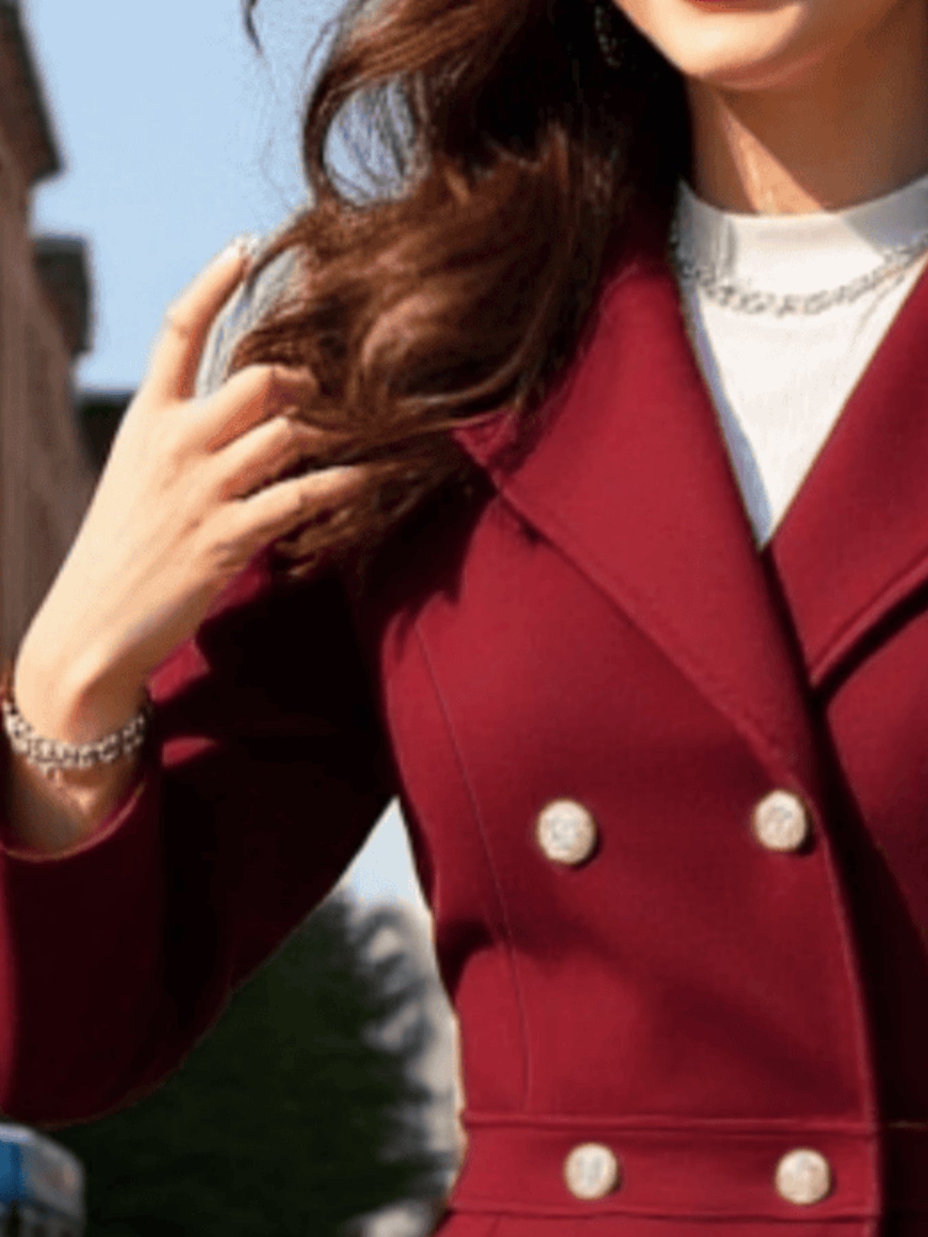 Suzette™ | Double-Breasted Fit-and-Flare Coat