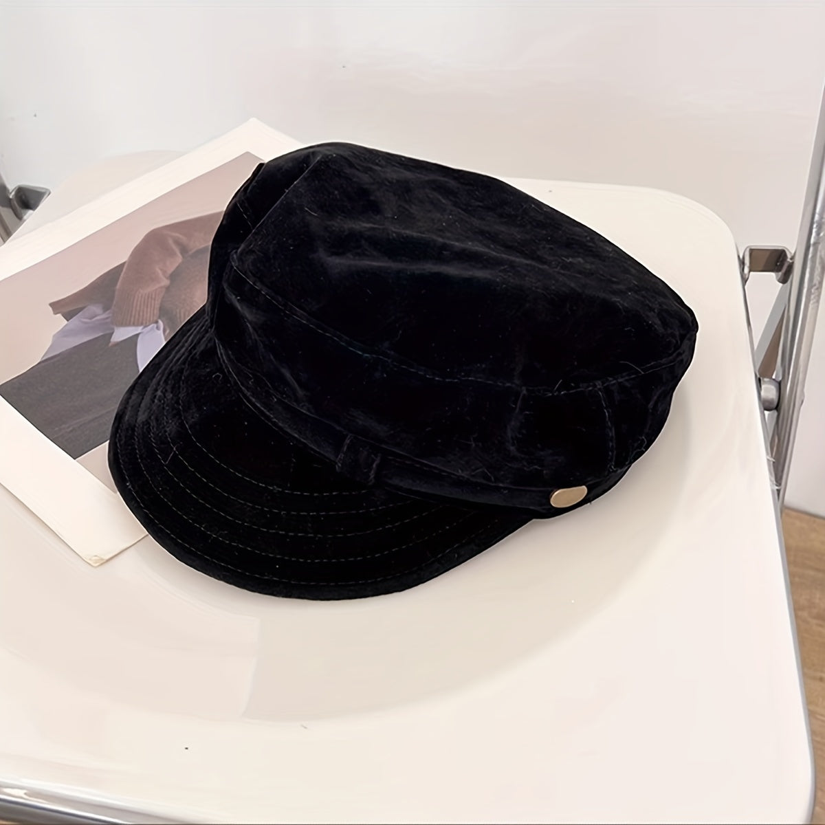 Arletty™ | Button-Band Fisherman Fiddler Cap