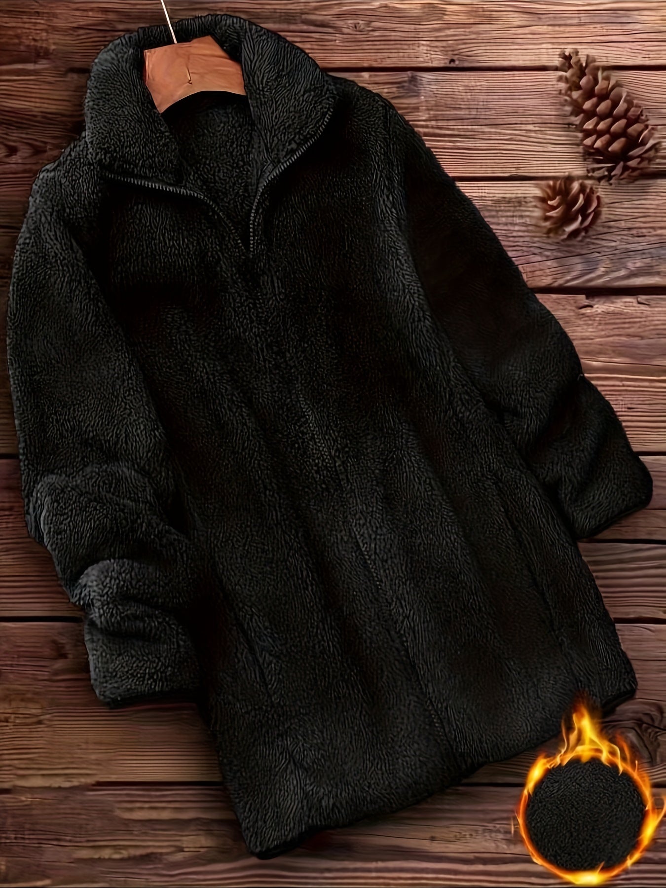 Gafi™ | Textured Fleece Jacket