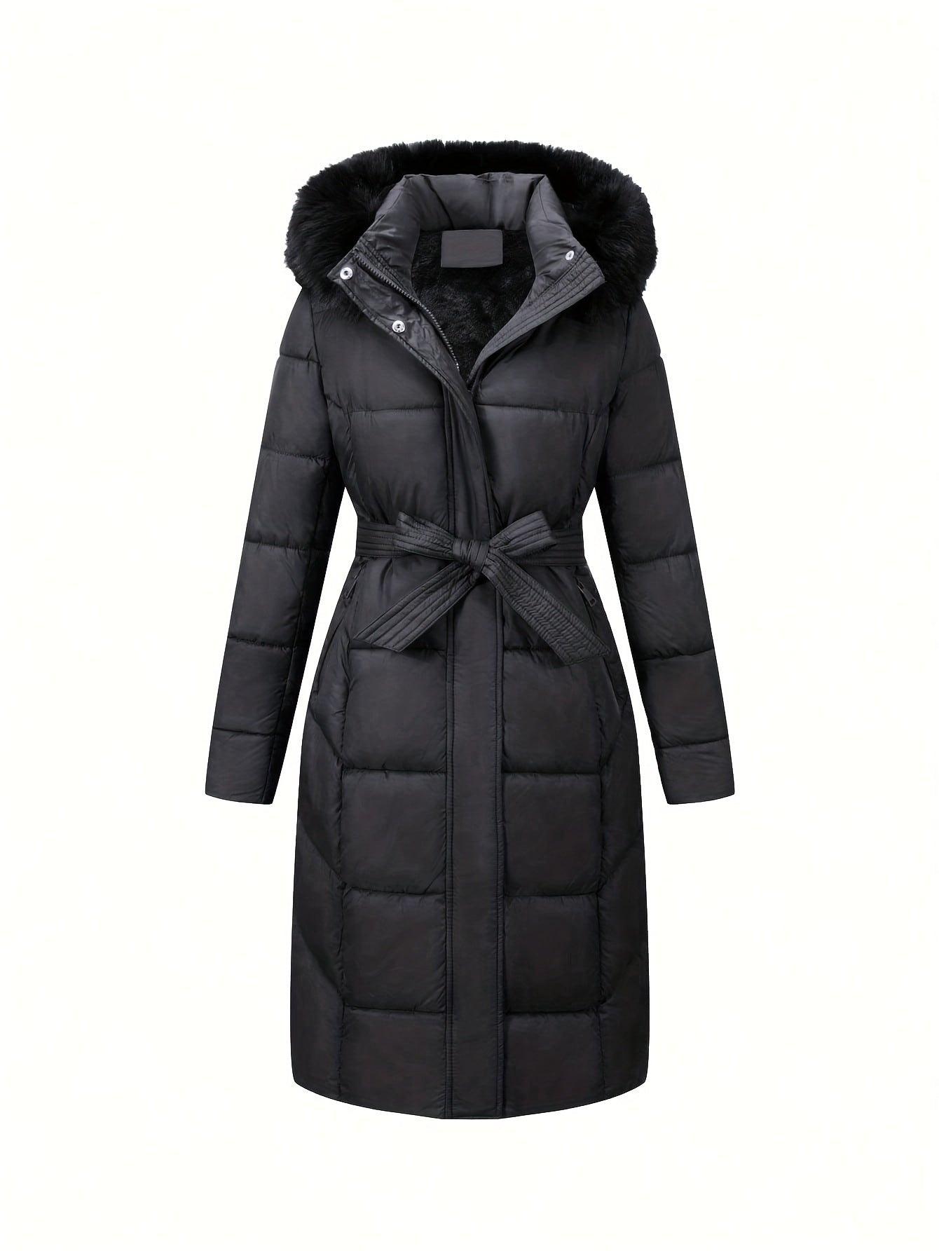 Mara™ | Elegant Mid-Length Coat with Hood