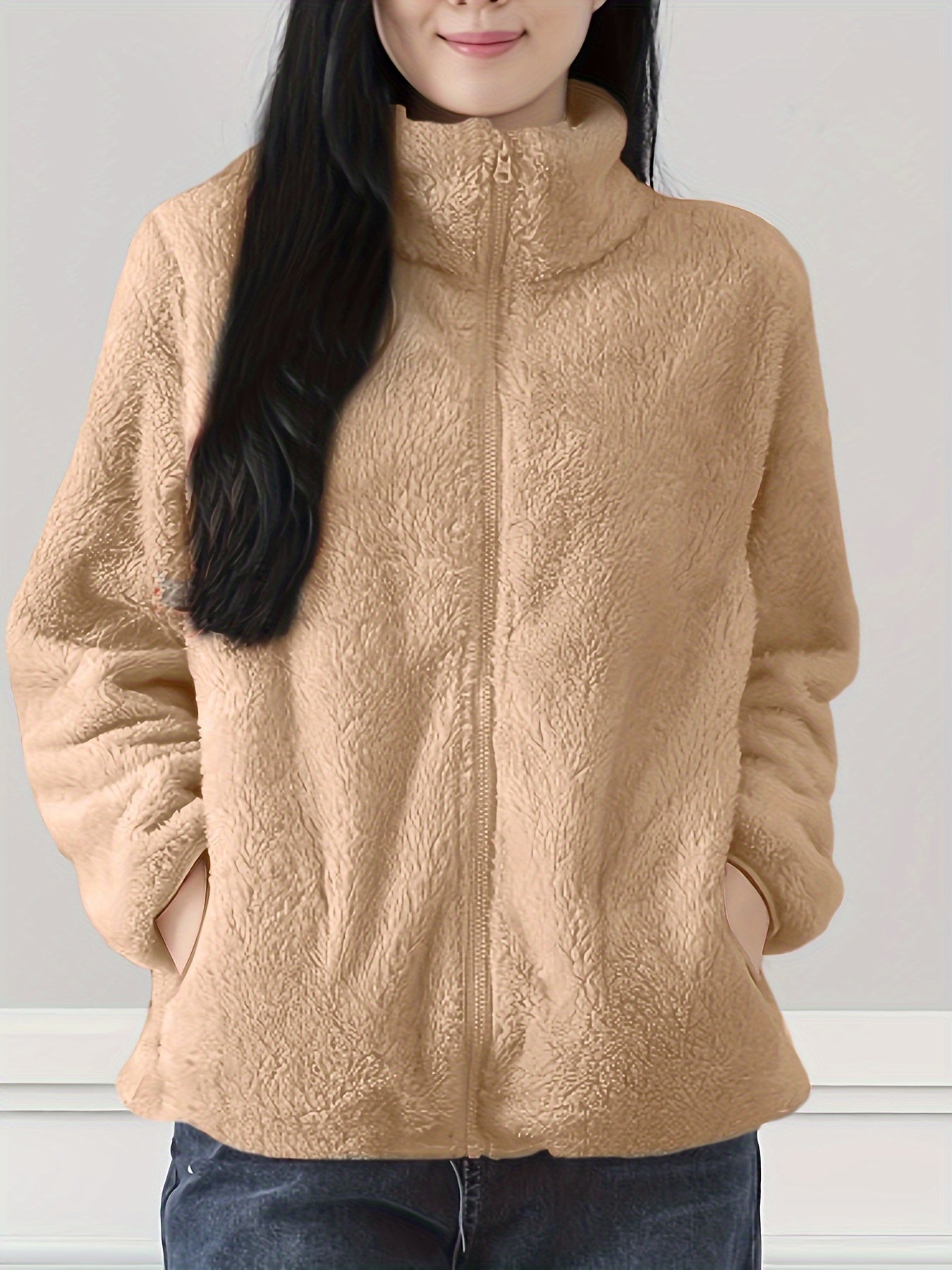 Gafi™ | Textured Fleece Jacket