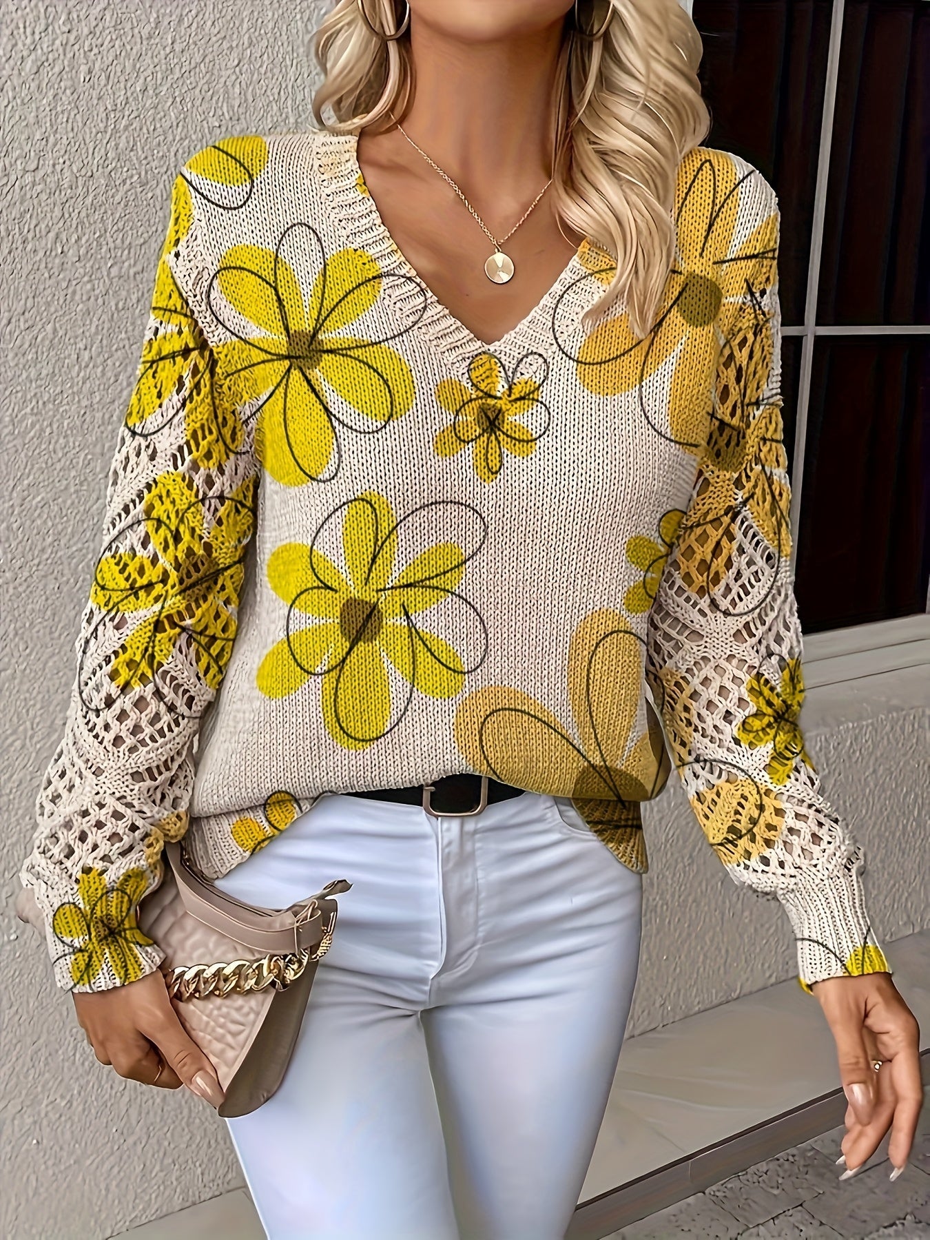 Antonina™ | Elegant V-Neck Sweater
