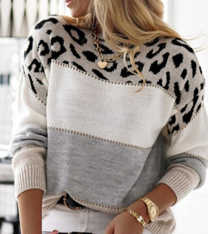 Lela™ | Elegant Leopard Print Sweater | Buy 1 = Get 1 Free