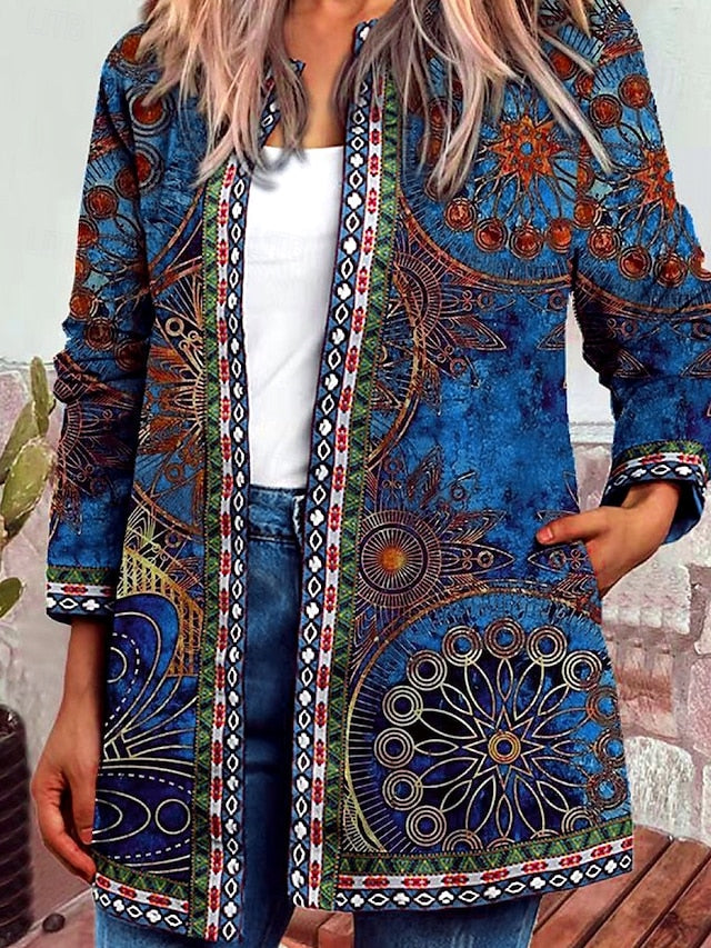 Livia™ | Vintage Casual Floral Printed Jacket