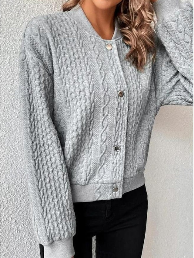 Amara™ | Casual Polyester Jacket, Elegant Comfort