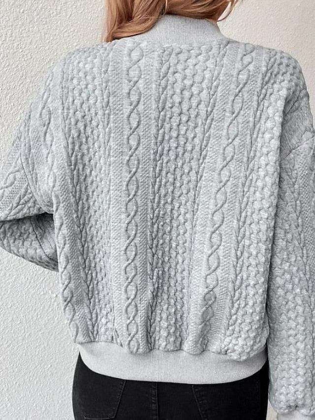 Amara™ | Casual Polyester Jacket, Elegant Comfort