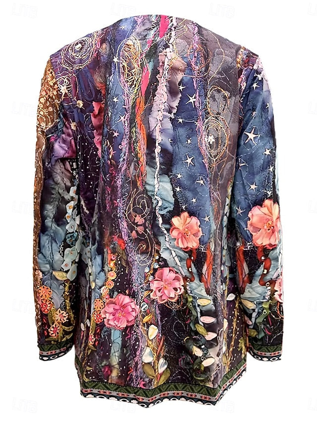 Livia™ | Vintage Casual Floral Printed Jacket