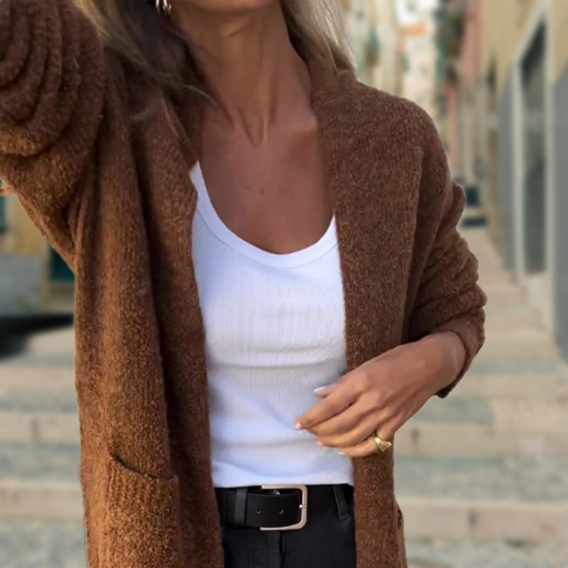 Indra - Long Knitted Cardigan