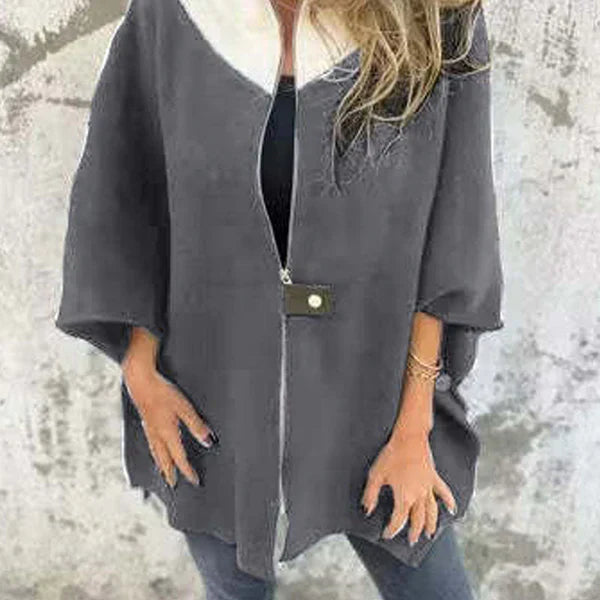 Rhea™ | Wool Cape Jacket