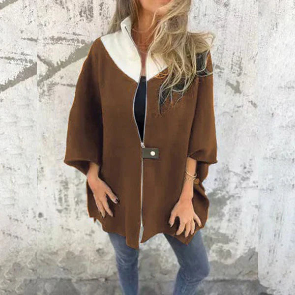 Rhea™ | Wool Cape Jacket