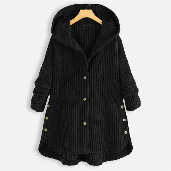 Dana™ | Ribbed Hooded Coat