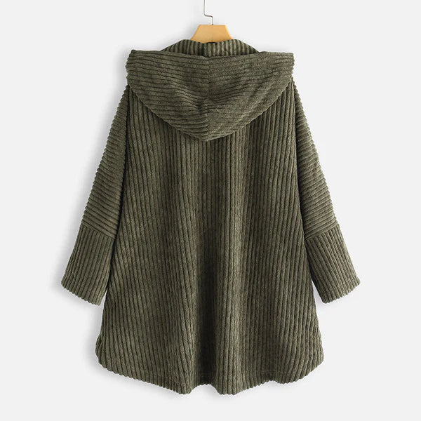 Dana™ | Ribbed Hooded Coat