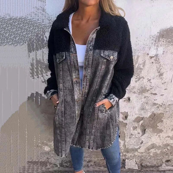 Iris™ | Sherpa Lined Denim Jacket