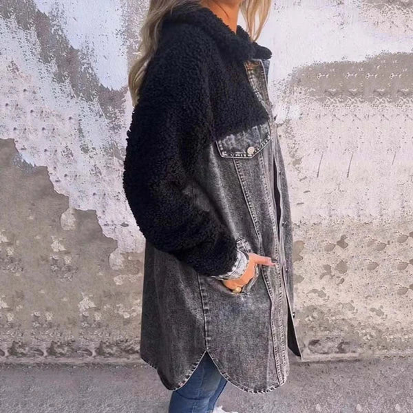 Iris™ | Sherpa Lined Denim Jacket