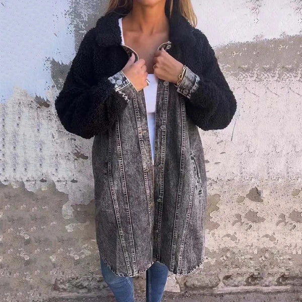 Iris™ | Sherpa Lined Denim Jacket