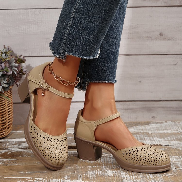 Aspen™ | Elegant Retro-Mesh Sandals