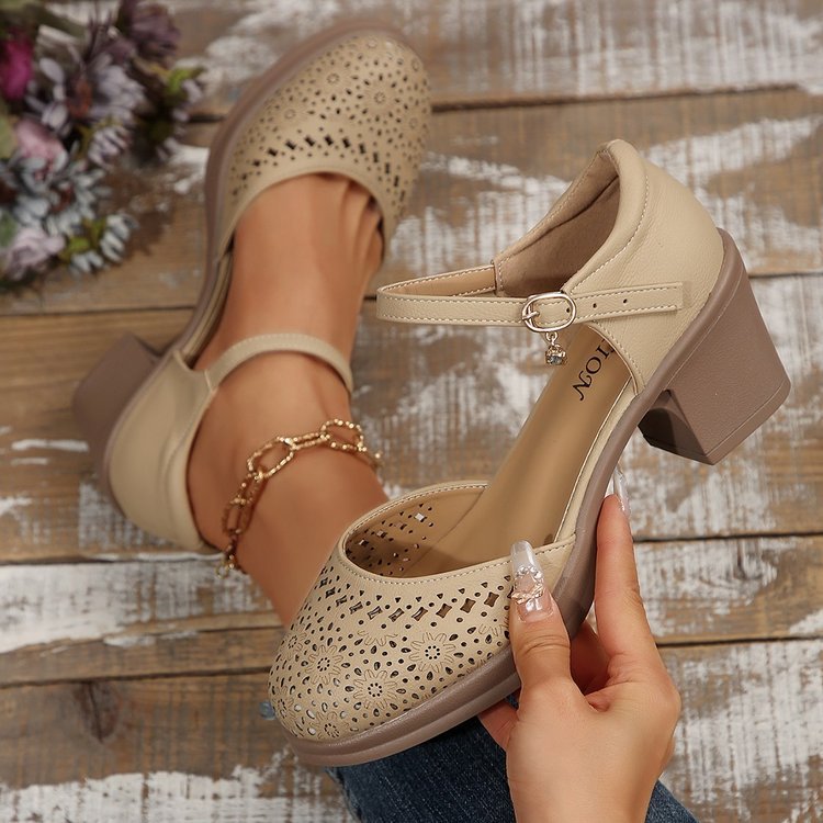 Aspen™ | Elegant Retro-Mesh Sandals
