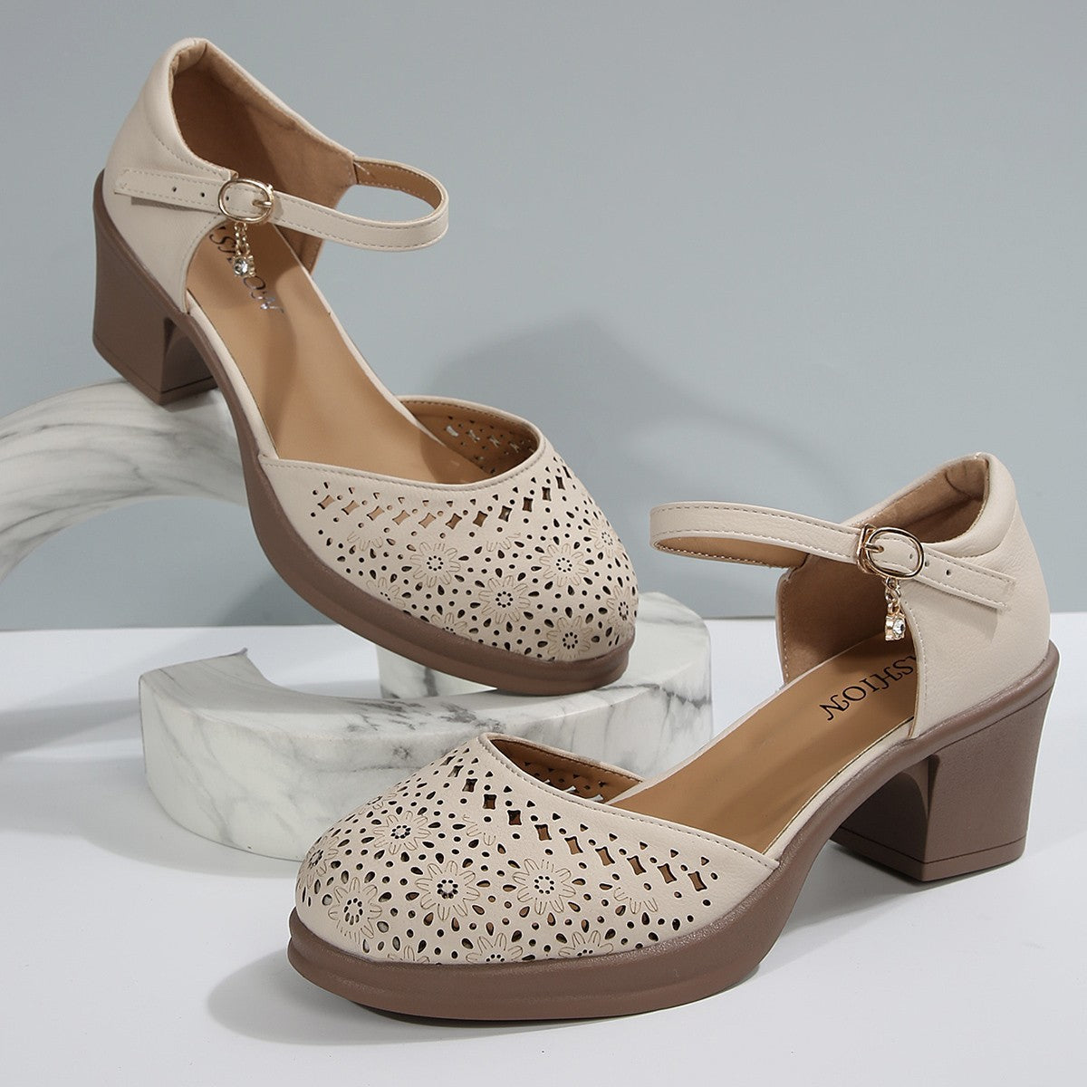 Aspen™ | Elegant Retro-Mesh Sandals