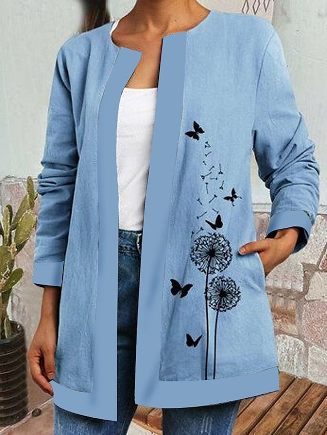 Livia™ | Vintage Casual Floral Printed Jacket