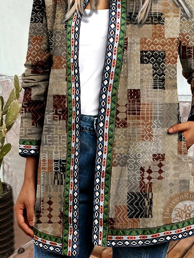 Livia™ | Vintage Casual Floral Printed Jacket